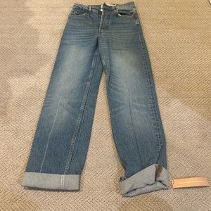 Reformation Juliet high straight relaxed jean